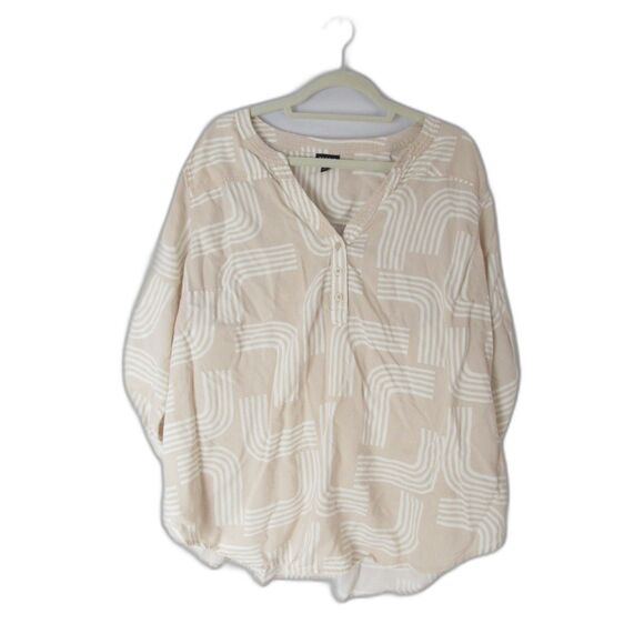 Torrid Size 3 Harper Blouse 3/4 Sleeve - Picture 1 of 2
